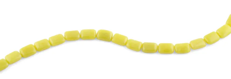 10x14MM Olive Jade Puffy Rectangle Gemstone Beads