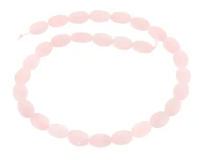 14x10MM Rose Quartz Puffy Oval Gemstone Beads