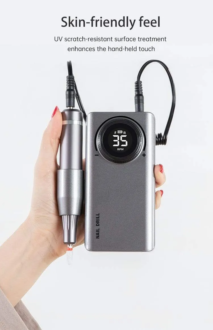 35000 RPM Rechargeable Portable Nail Drill machine Electric Nail File Manicure drill Set profession Nail Tools for Nail Salon