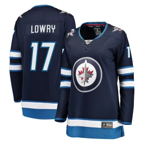 Adam Lowry Winnipeg Jets Fanatics Branded Women's Breakaway Player Jersey - Navy