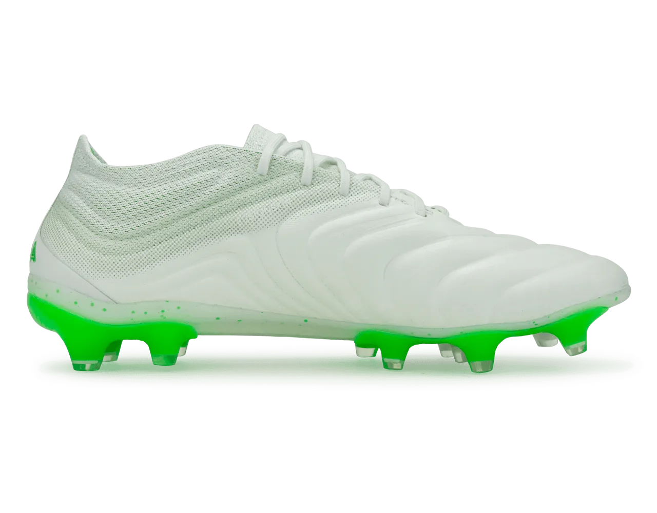 adidas Men's Copa 19.1 FG  Cloud White/Solar Lime