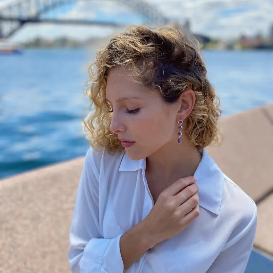 Amethyst Earrings - Nailah