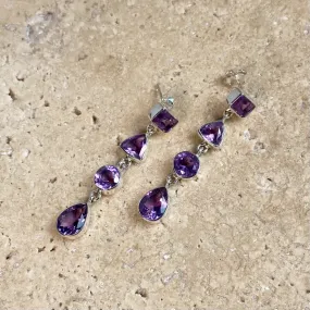 Amethyst Earrings - Nailah