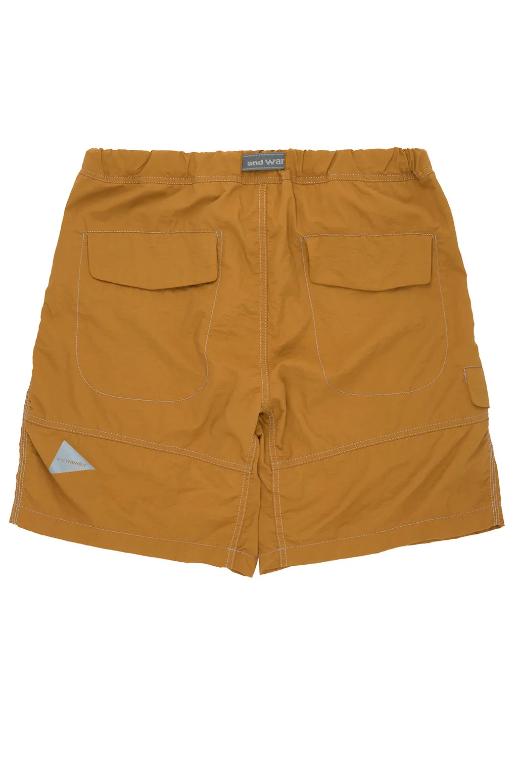 And Wander Men's Ny Taffeta Hiker Short Pants - Yellow