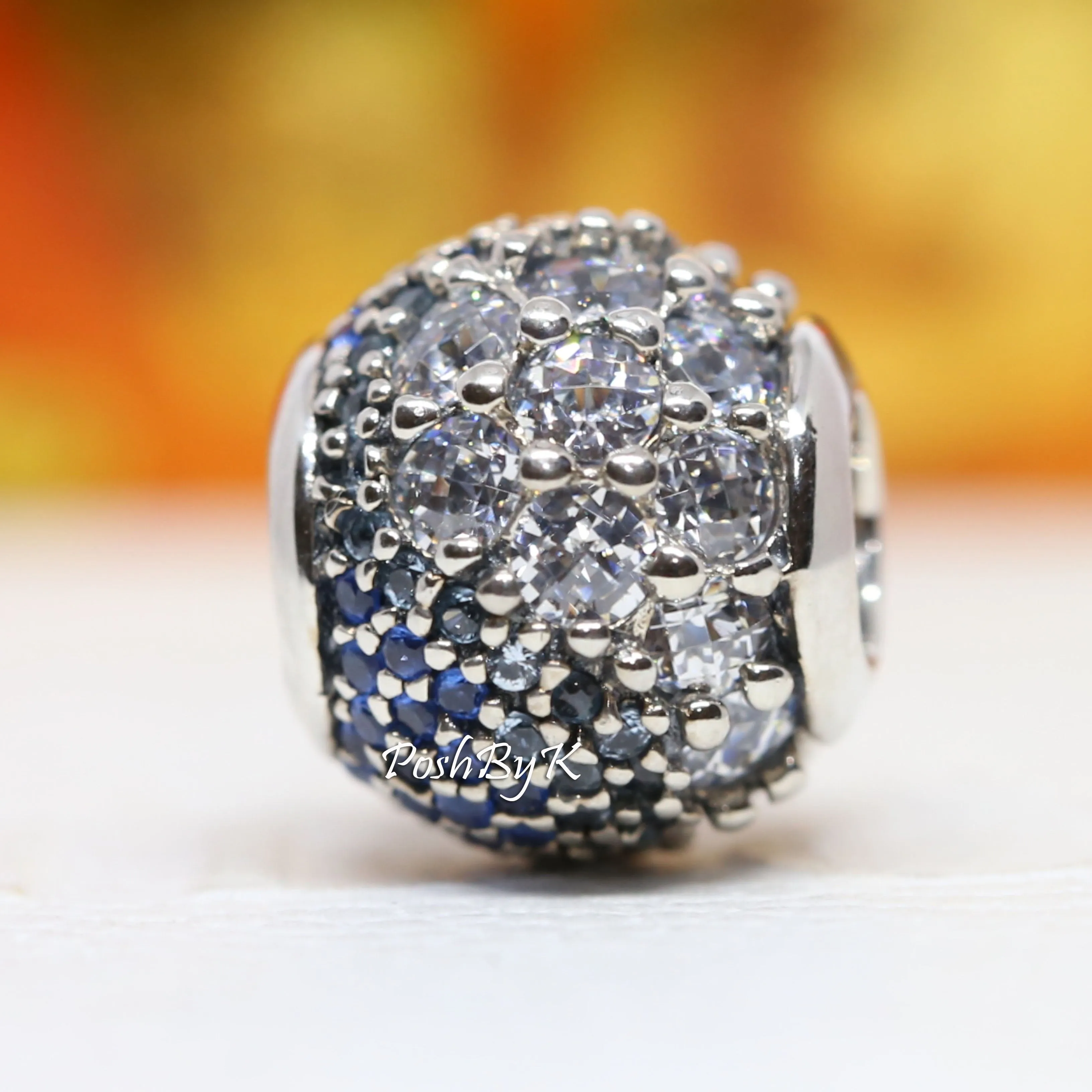 Blue Enchanted Pavé Charm 797032NABMX