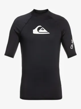 Boys 2-7 All Time Short Sleeve Upf 50 Rashguard - Black