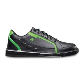 Brunswick Mens Punisher Black Neon Green Left Hand Bowling Shoes