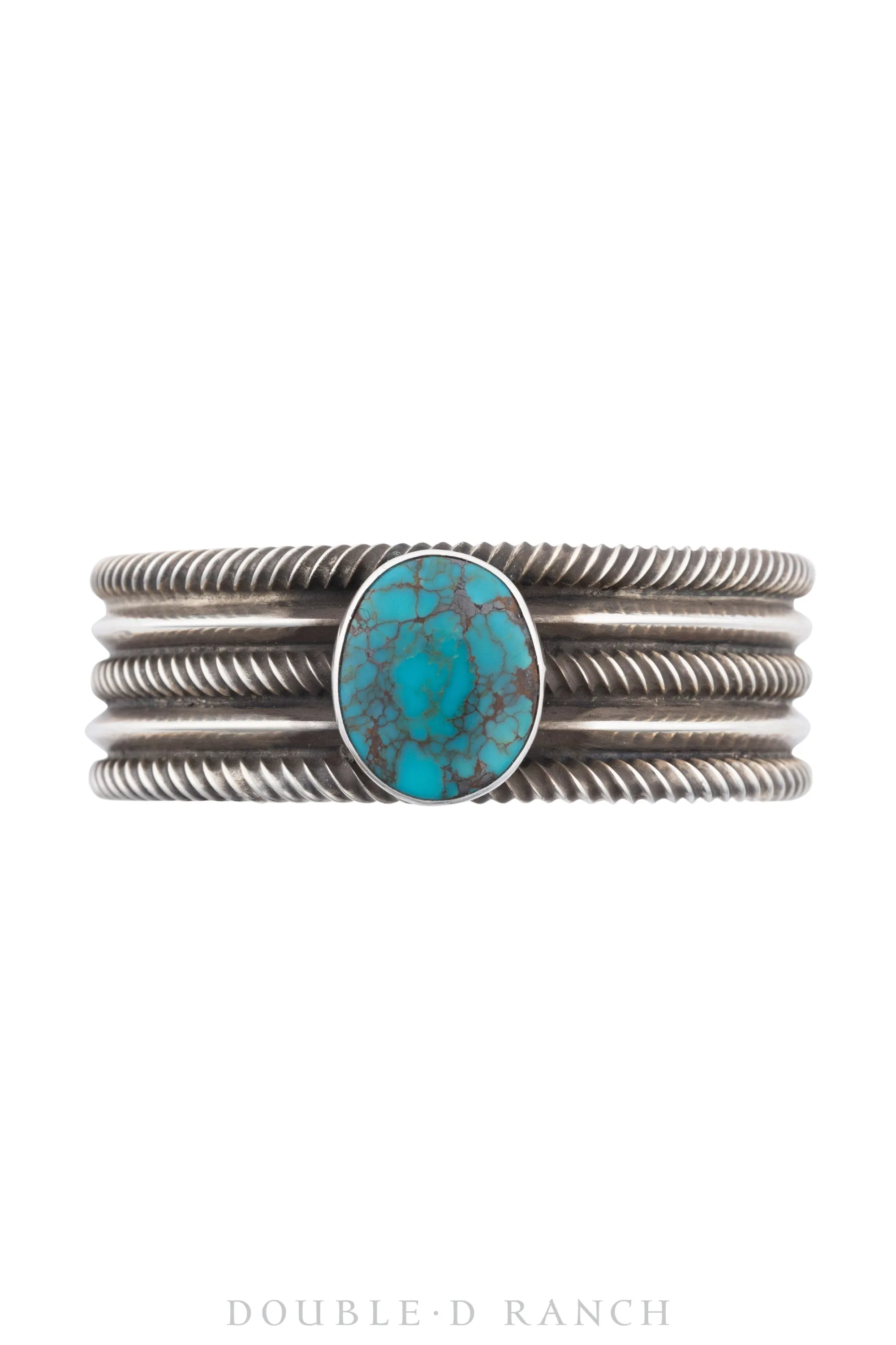 Cuff, Coil Twist Wire, Turquoise, Hallmark, Contemporary, 3511