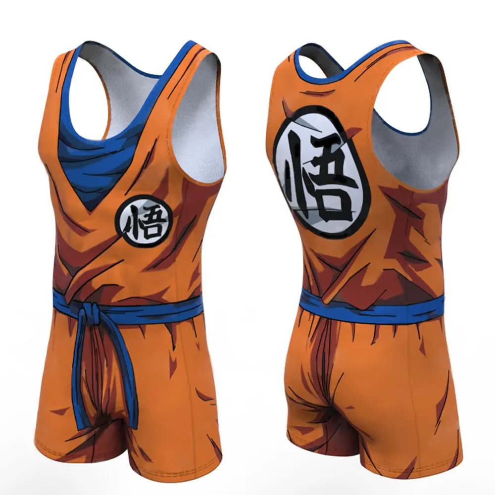 Dragon Ball Z 'Goku' Men's Powerlifting Singlet