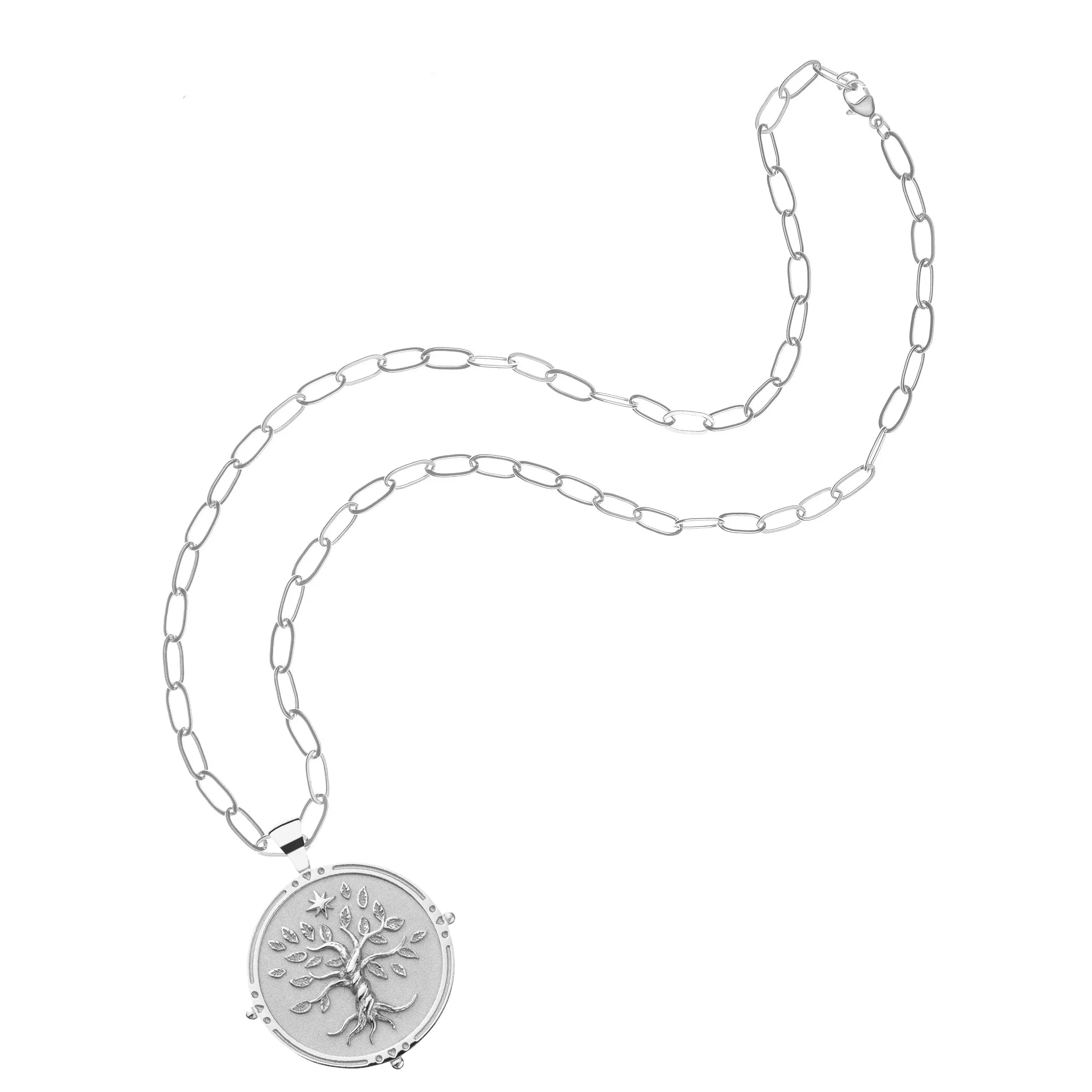 FAITH JW Original Pendant Coin in Silver