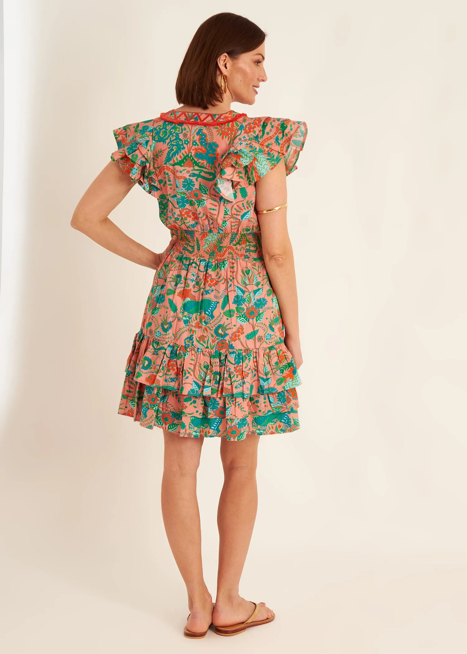 Fritzy Dress - Eden Coral