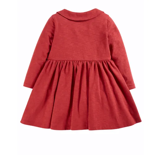 Frugi Marisa Dress - Rosehip/Flowers