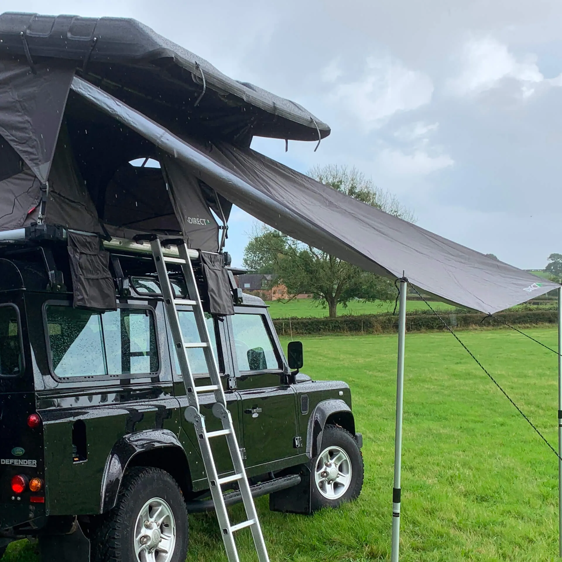 Granite Grey Sun Shade Awning Canopy for Direct4x4 Pathseeker Roof Top Tent