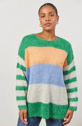 Isle of Mine - Serene Stripe Jumper - Meadow Stripe