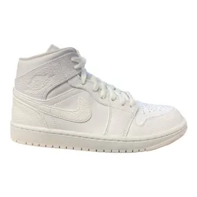 Jordan Air 1 Mid men's sneakers shoe 554724 130 white