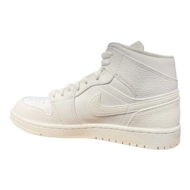 Jordan Air 1 Mid men's sneakers shoe 554724 130 white