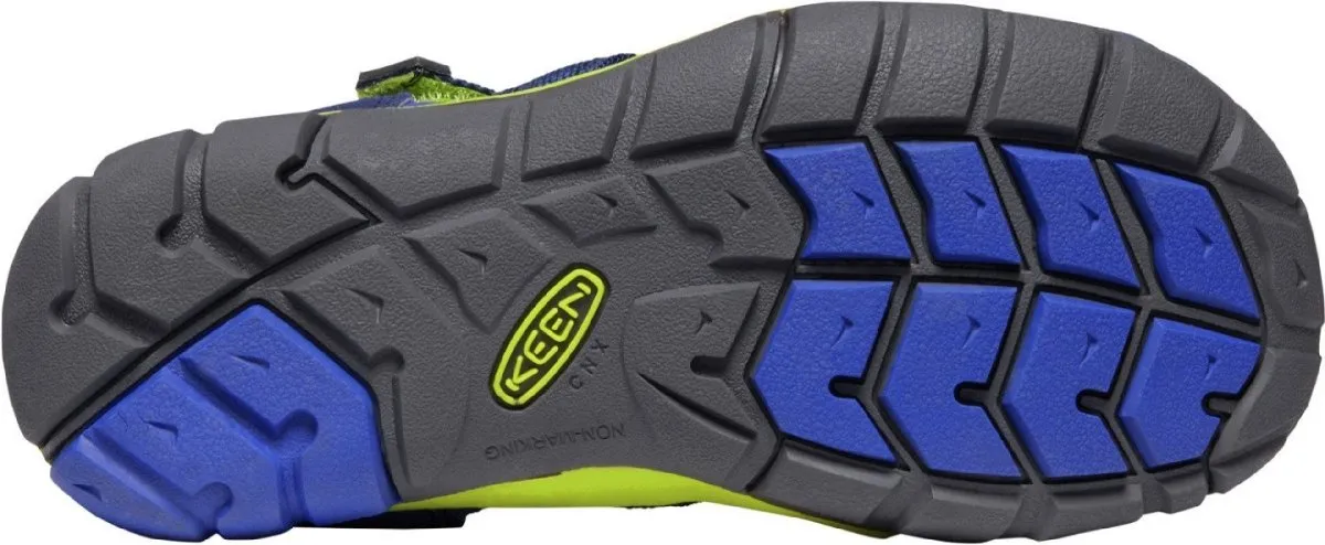 Keen Boy's Seacamp II CNX Blue Depths/Chartreuse (Sizes 1-7)