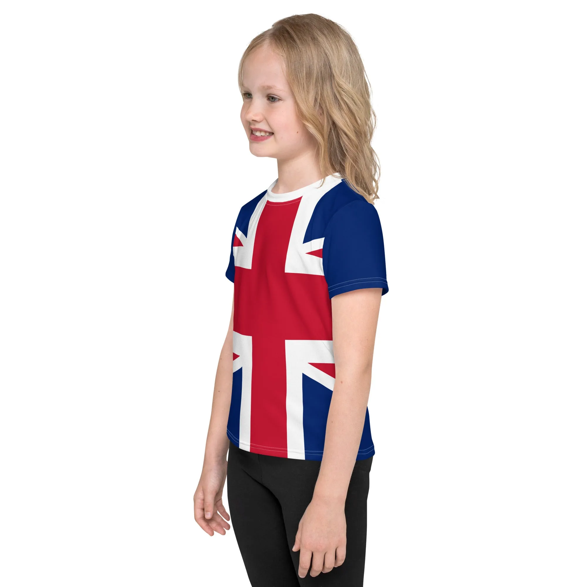 Kids Size Shirt Union Jack 2T to 7