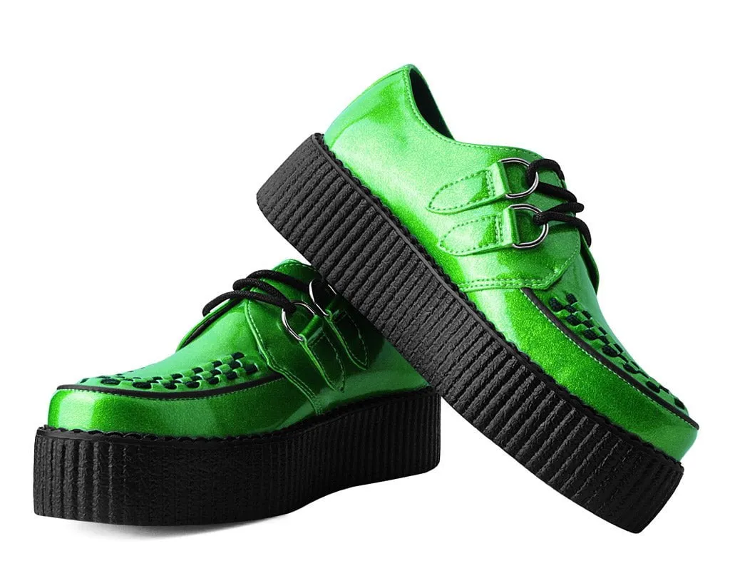 Lime Metallic Sparkle Viva Mondo Creeper