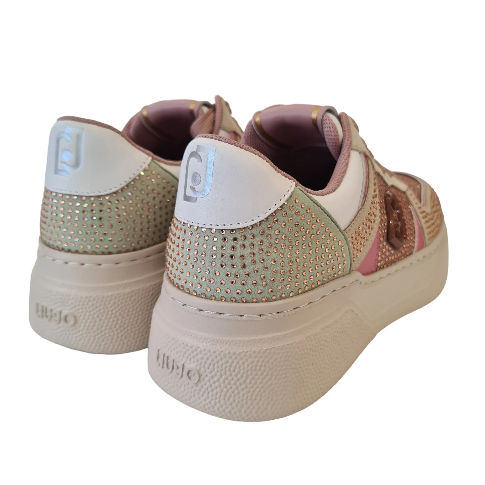 Liu-Jo Sneakers Donna Beige-Rosa Rif.769