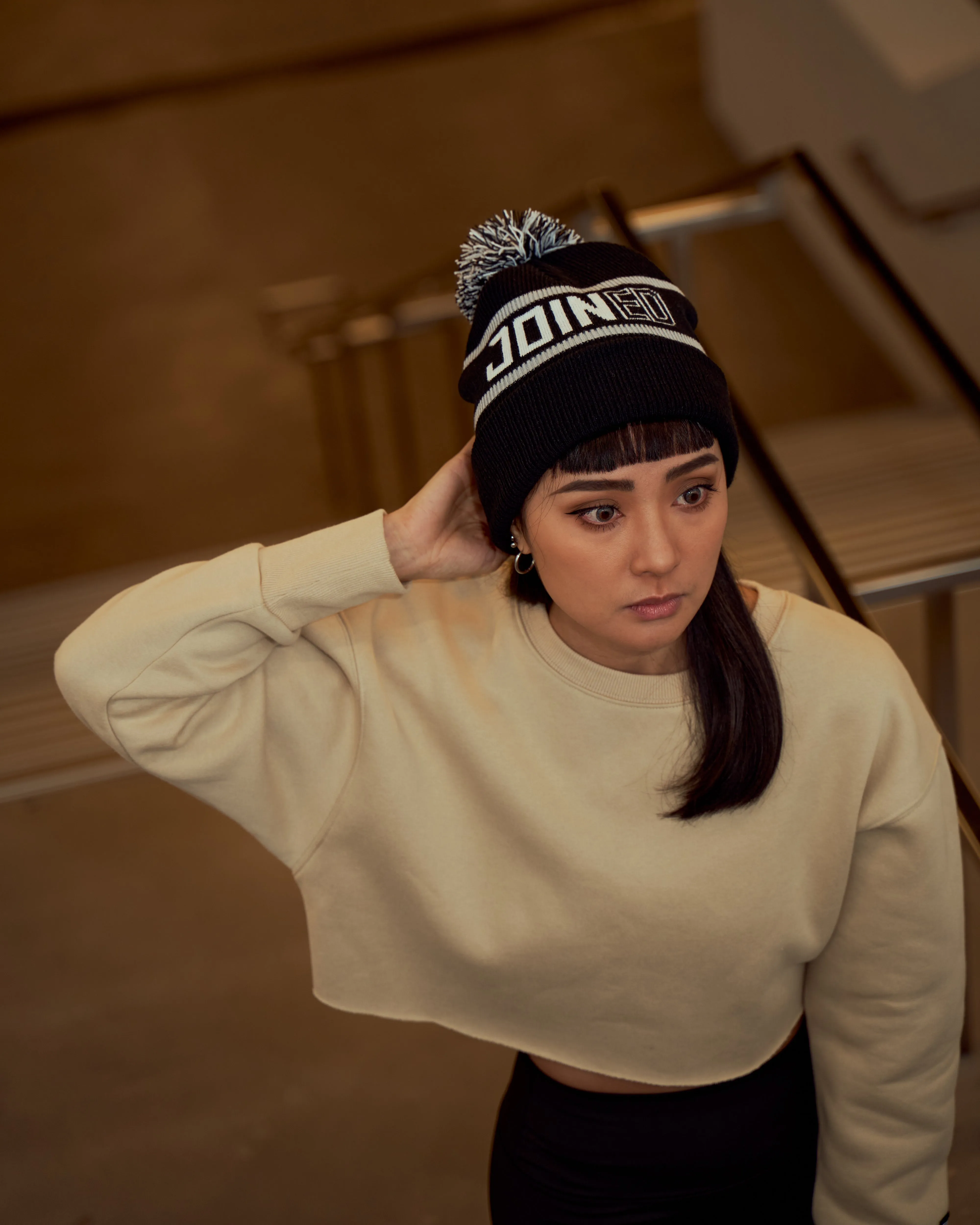 Logo Pom Beanie