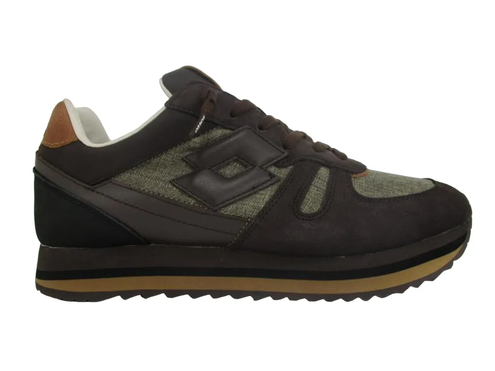 Lotto Kyoto T7402 brown men's sneakers