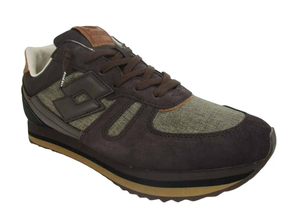 Lotto Kyoto T7402 brown men's sneakers