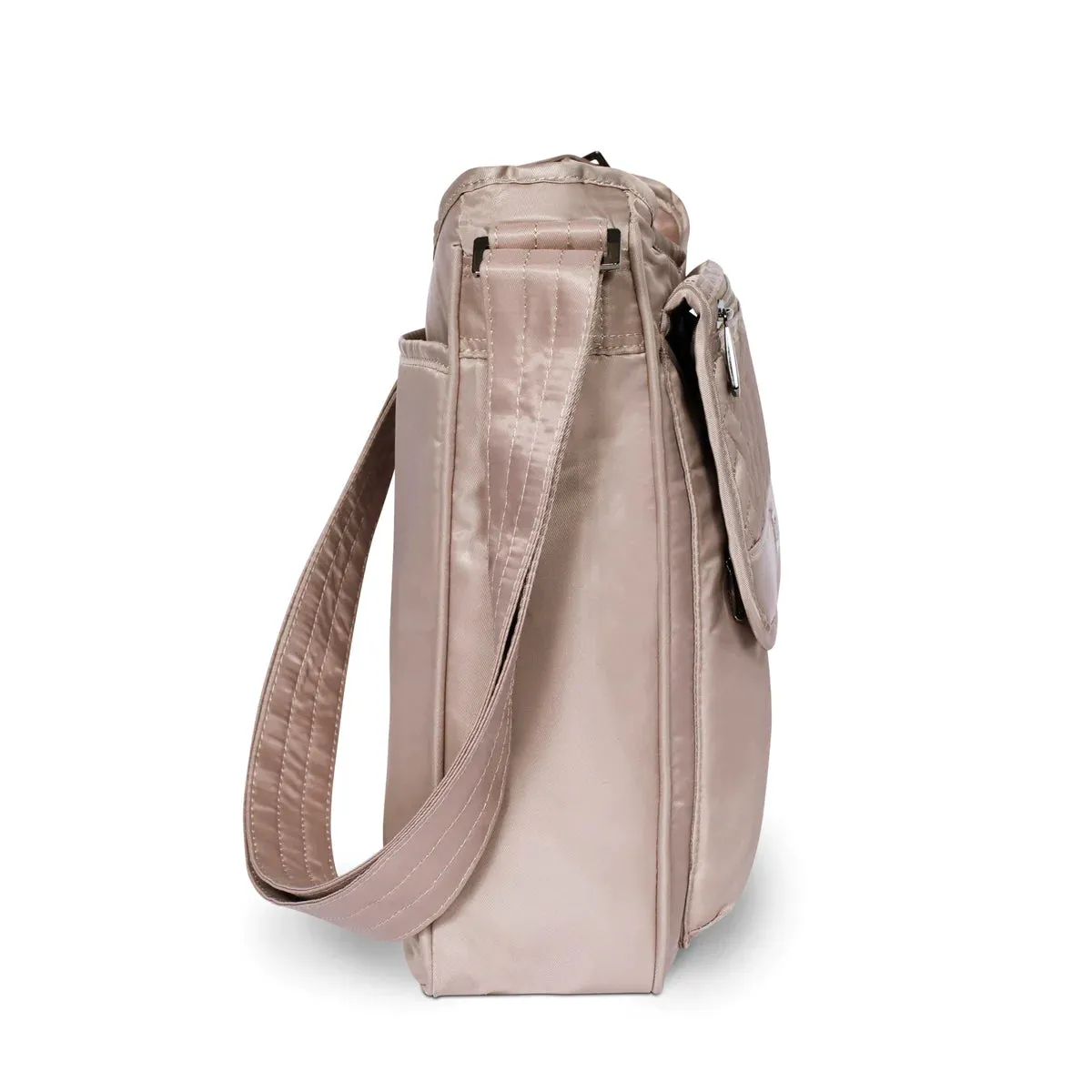 LUG Tenor 2pc Crossbody Bag in Metallic Rose Gold