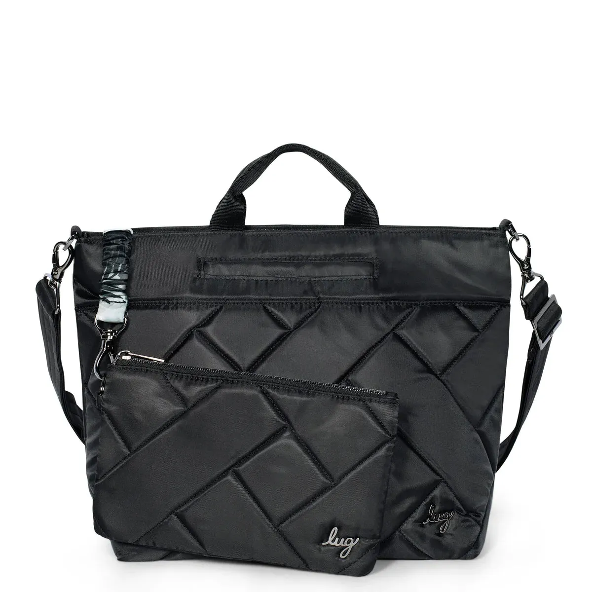 LUG Tenor 2pc Crossbody Bag in Midnight Black