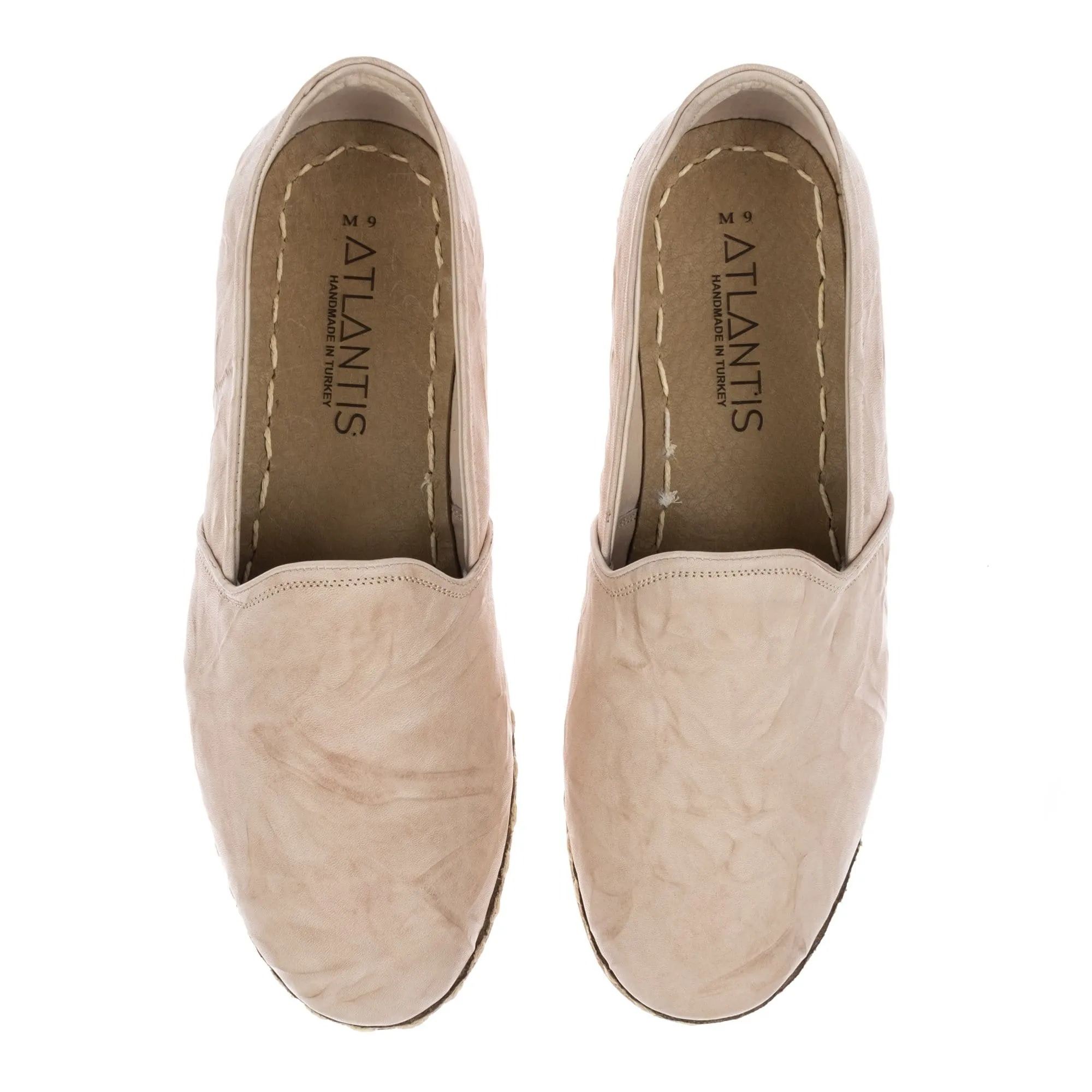 Men's Beige Slip On Shoes