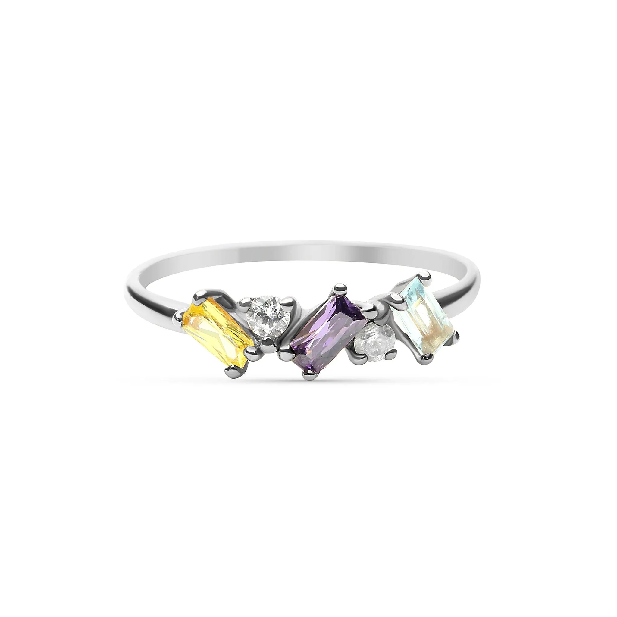 Multi Colored Stone Ring Tressa