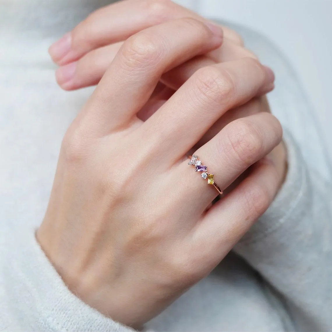 Multi Colored Stone Ring Tressa