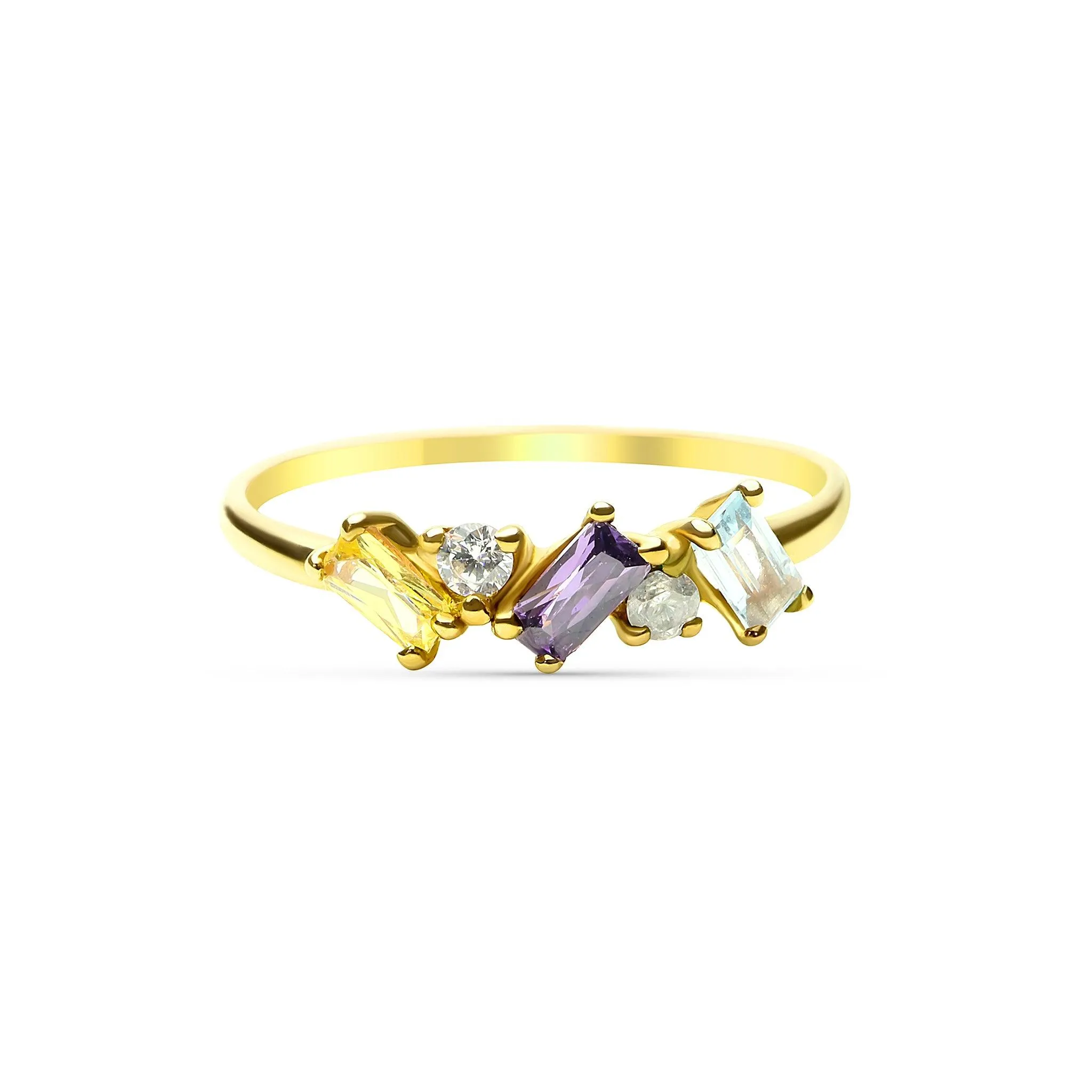 Multi Colored Stone Ring Tressa