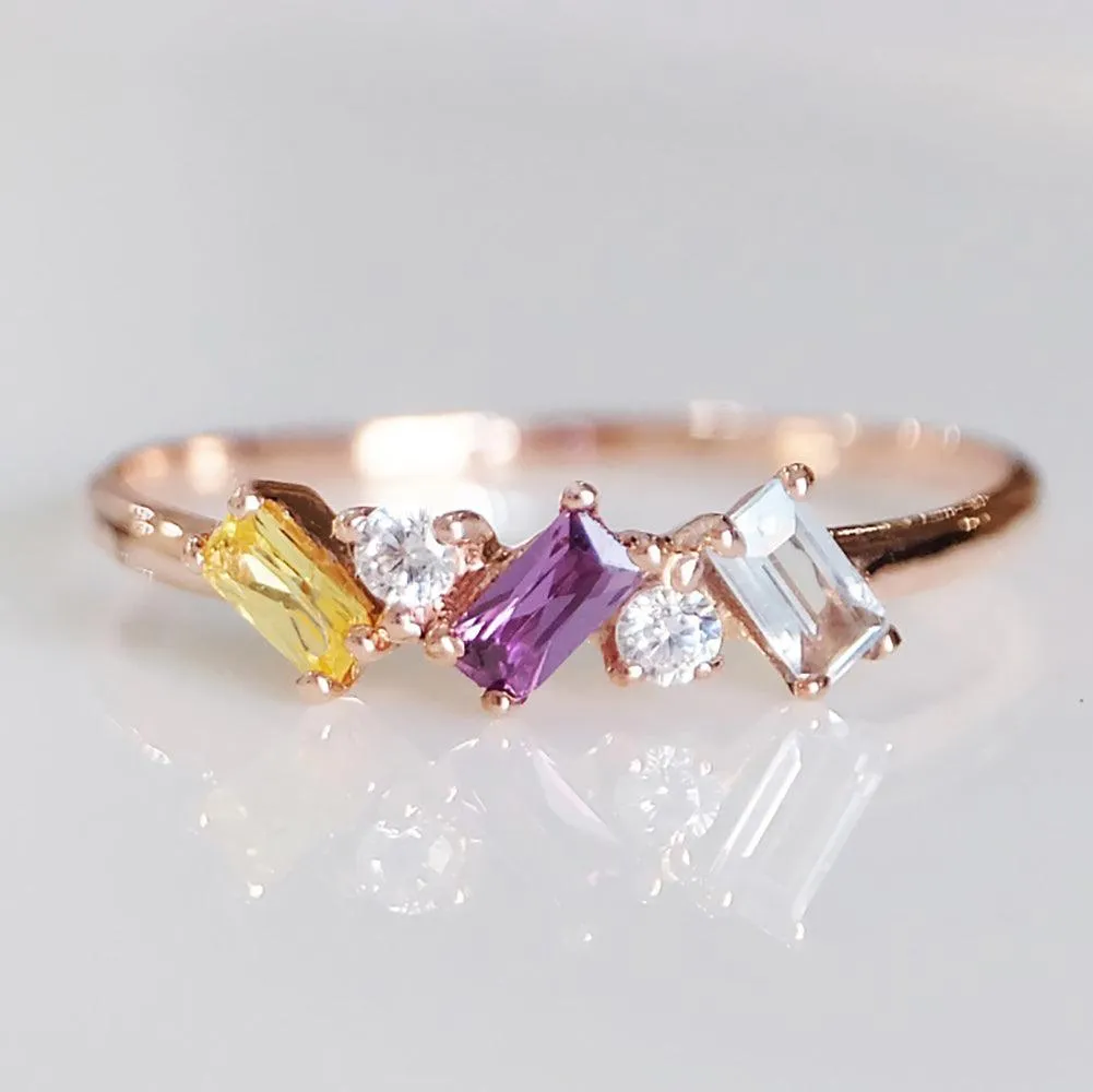 Multi Colored Stone Ring Tressa