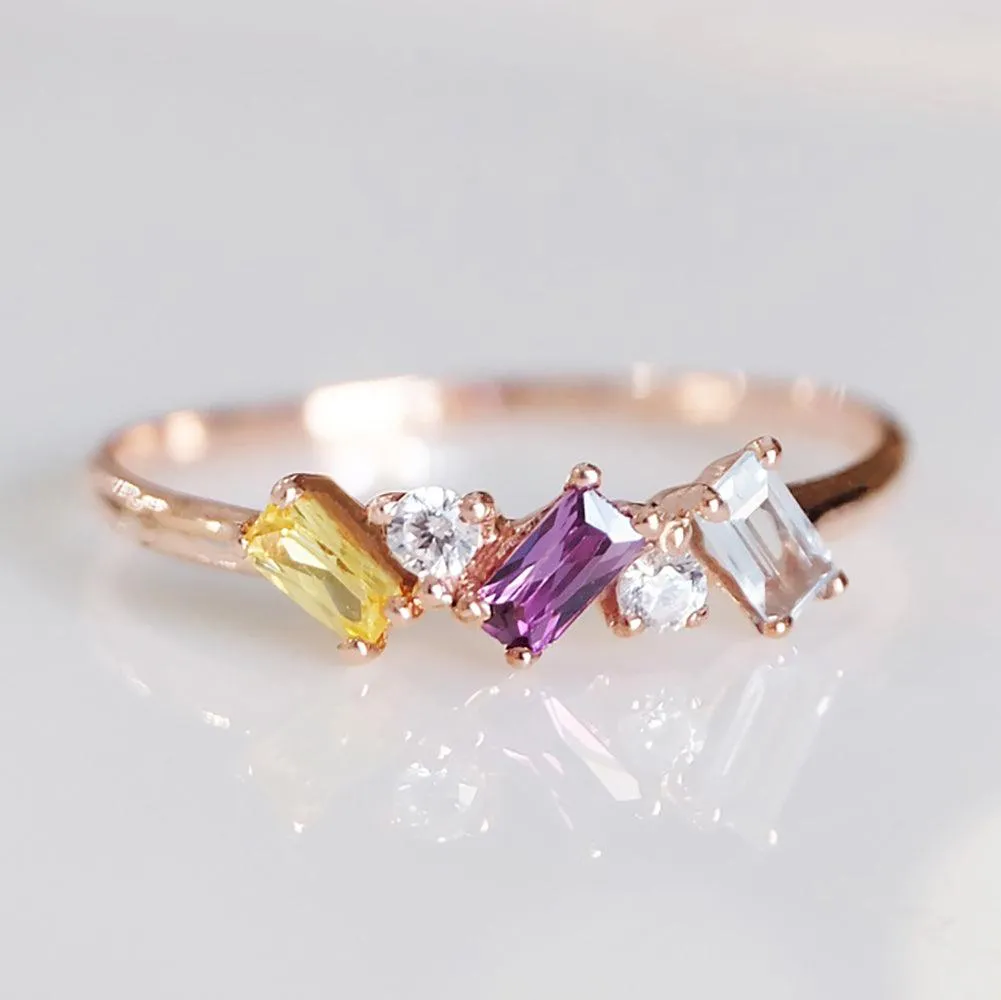 Multi Colored Stone Ring Tressa