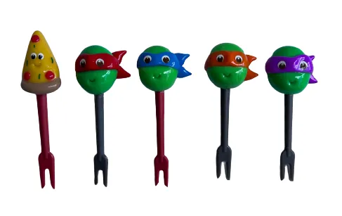 Ninja Turtles Handmade Food Picks