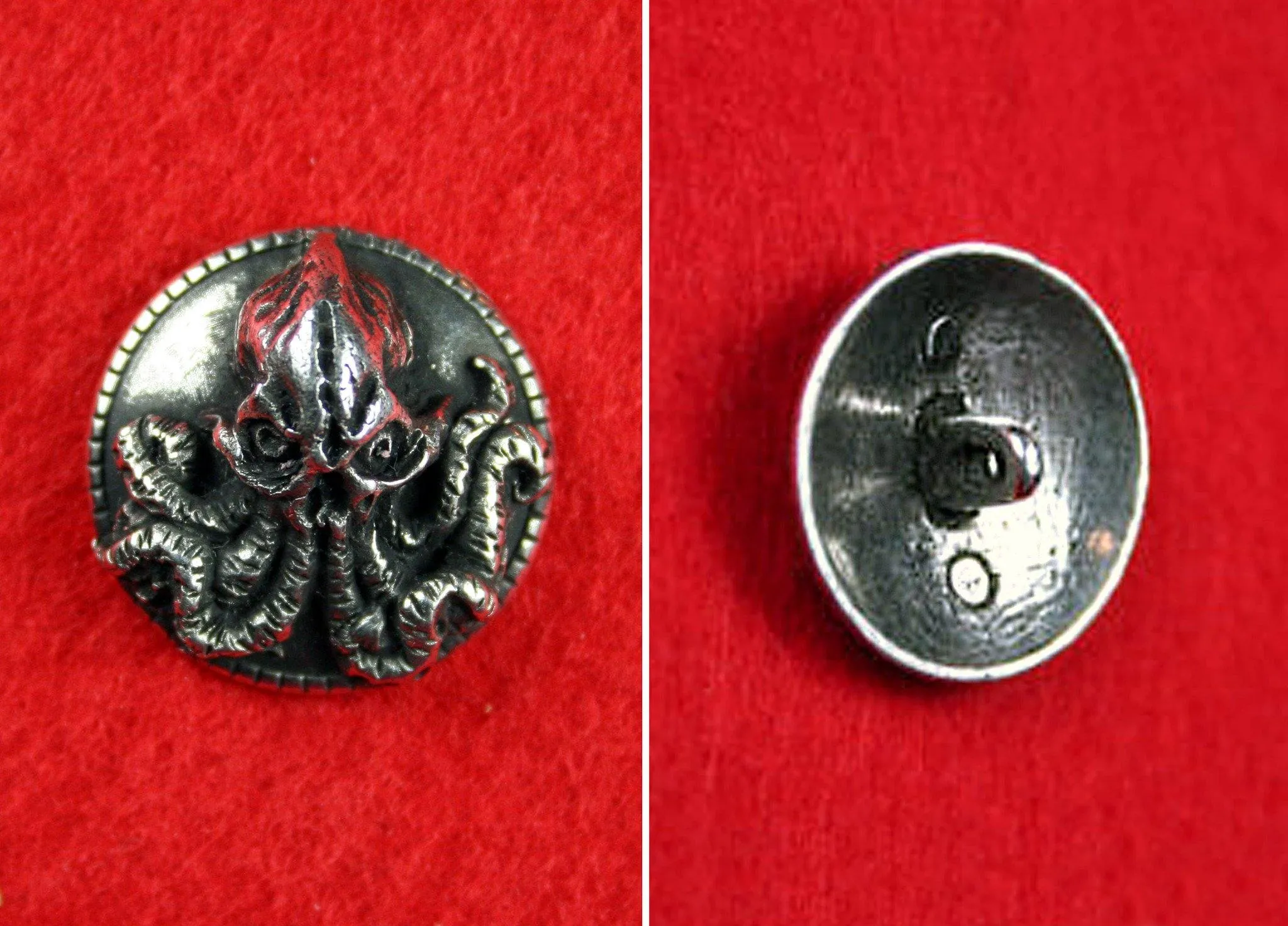 Pair of Cthulhu Buttons