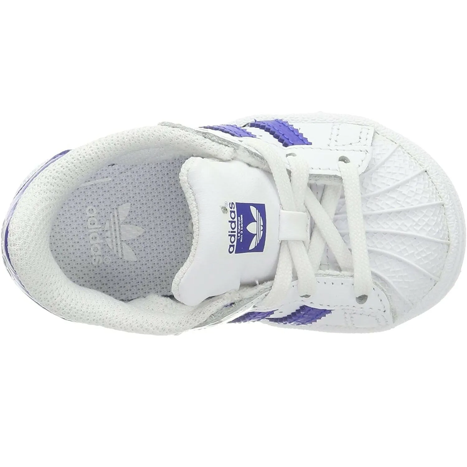 Scarpe bambino Adidas - Art.BZ0384 sneakers bianco con strisce blu