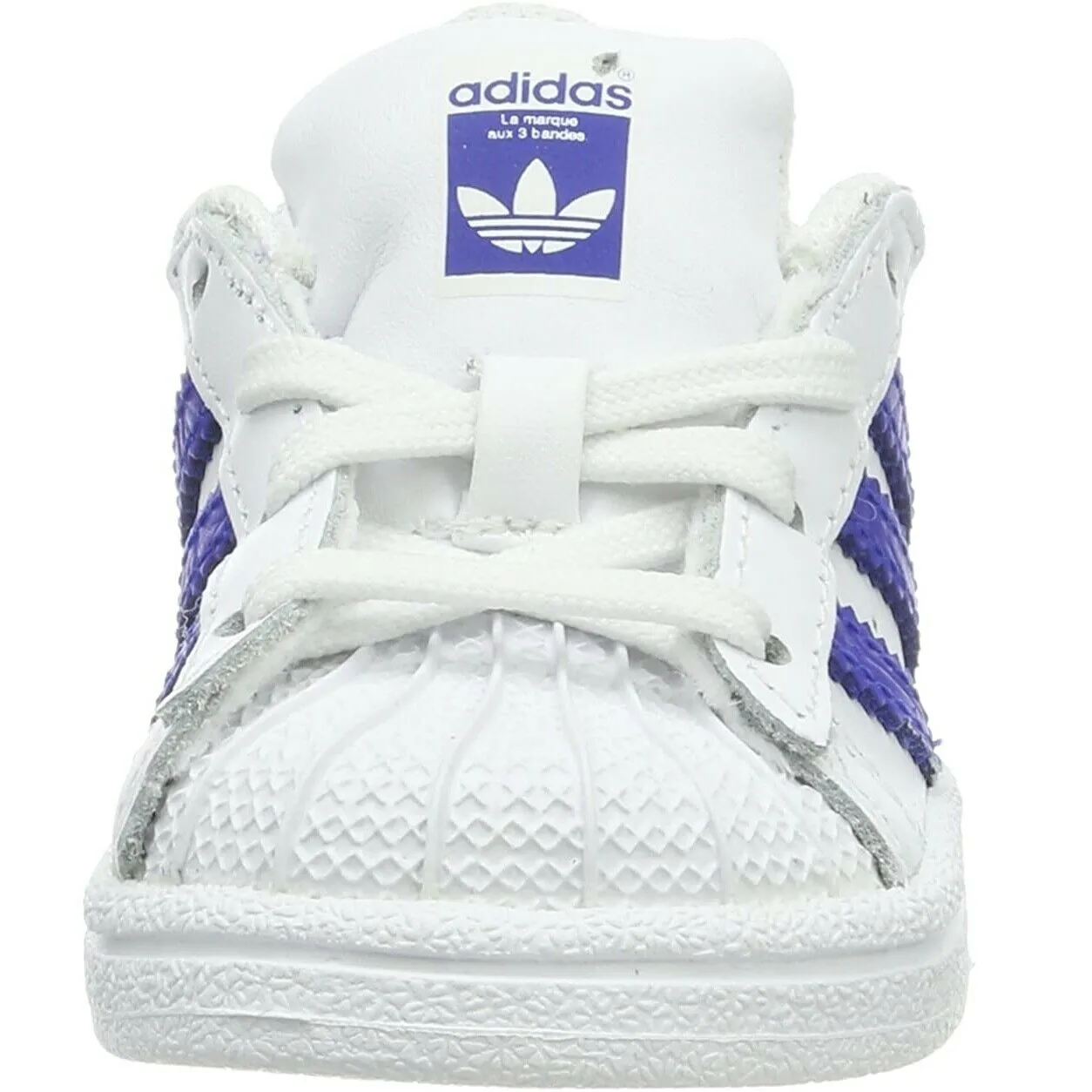 Scarpe bambino Adidas - Art.BZ0384 sneakers bianco con strisce blu