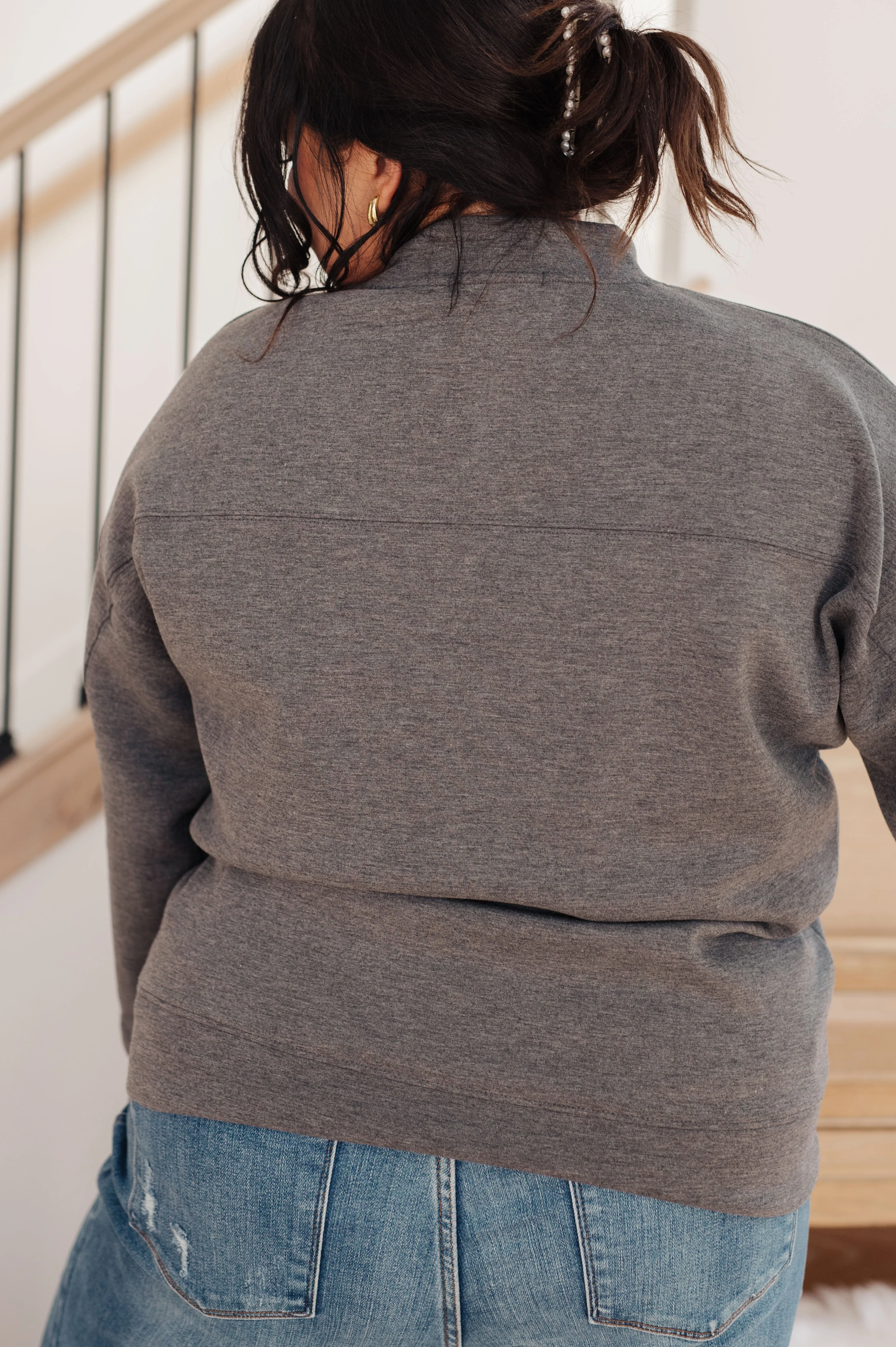 Settle In Mock Neck Sweatshirt