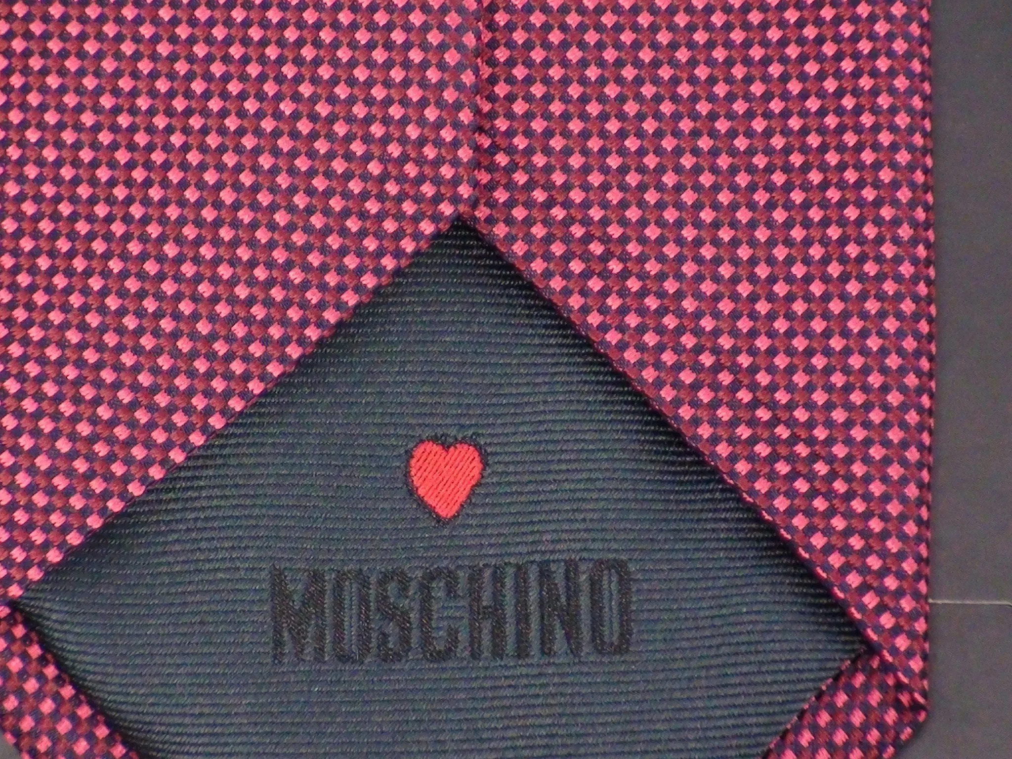 Silk Tie - MOSCHINO - Red