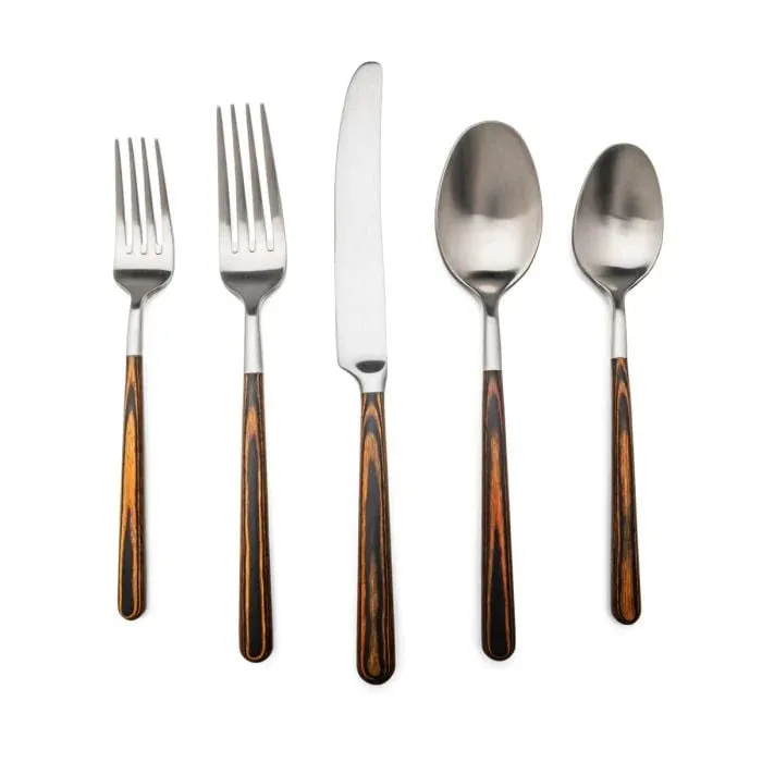 Simon Pearce Hampton Hazel Five-Piece Place Setting