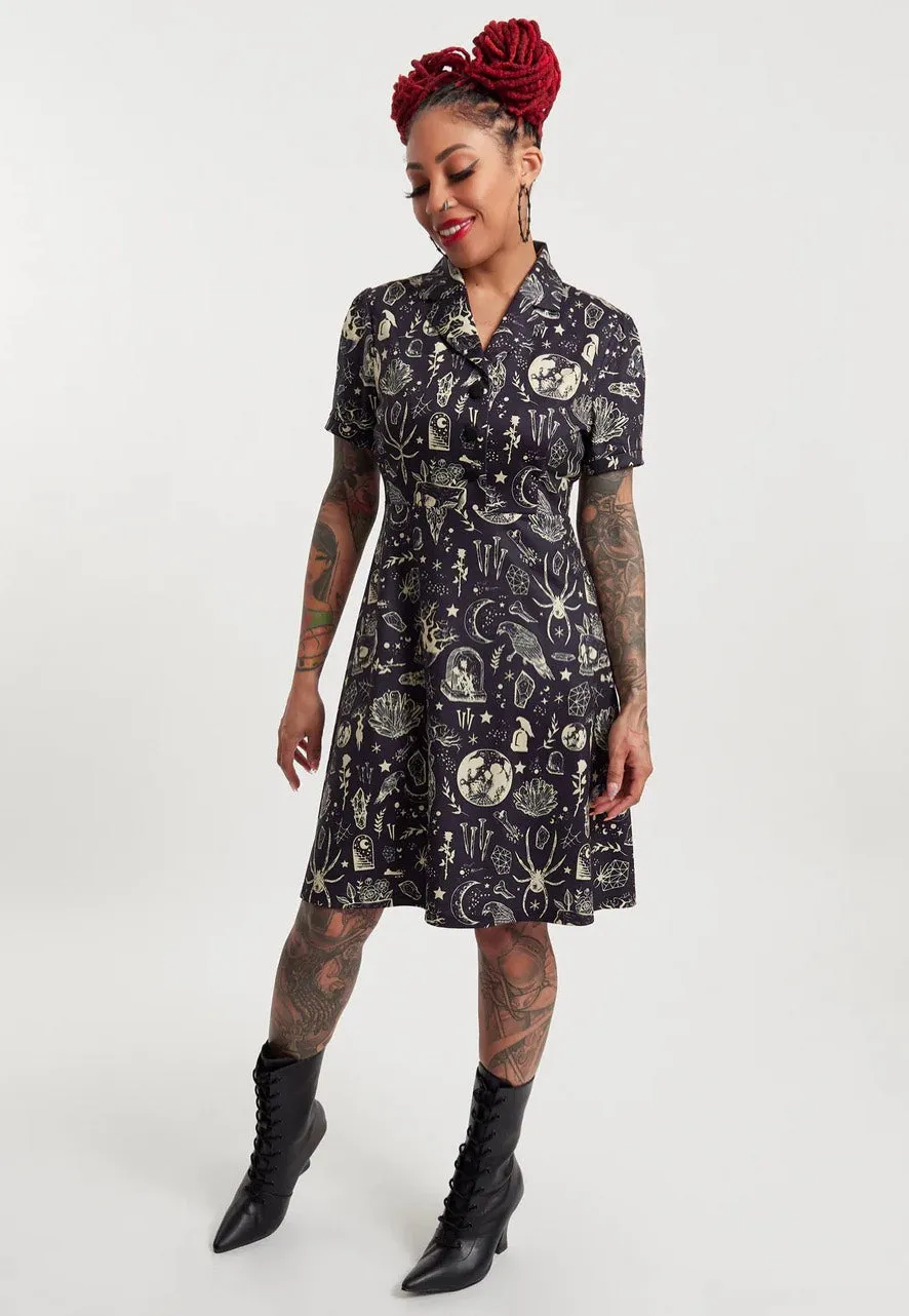 Sourpuss Clothing - Night Walker Rosie - Dress