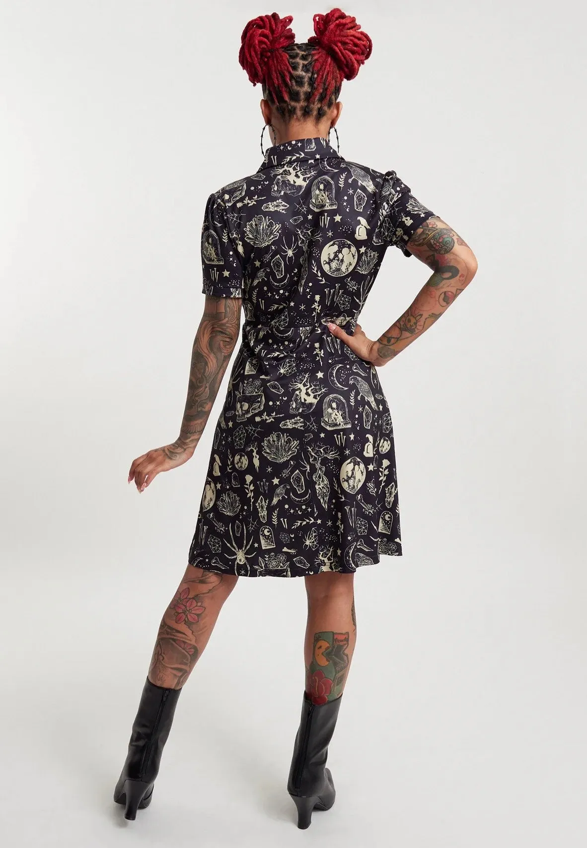 Sourpuss Clothing - Night Walker Rosie - Dress