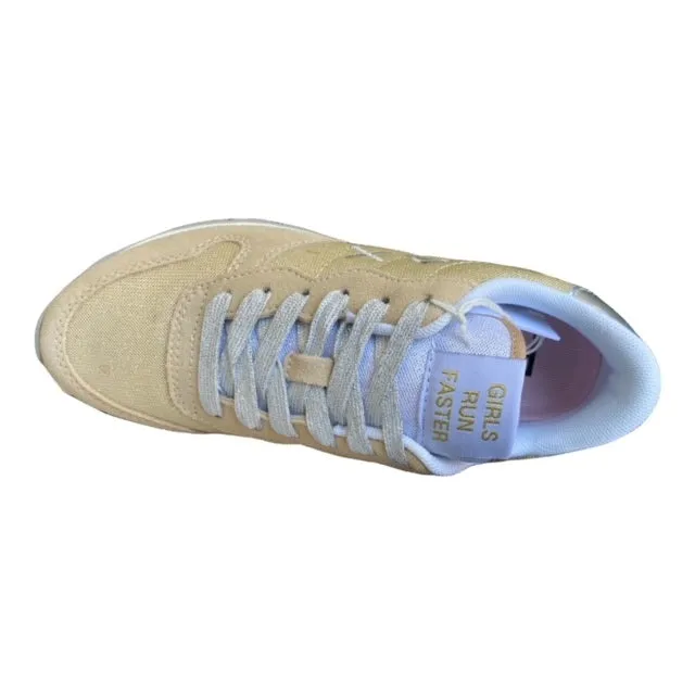 Sun68 women's sneakers Ally Glitter Mesh Z32203 43 gold