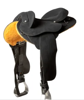 Syd Hill Synthetic Half Breed Saddle with Adjustable Gullet