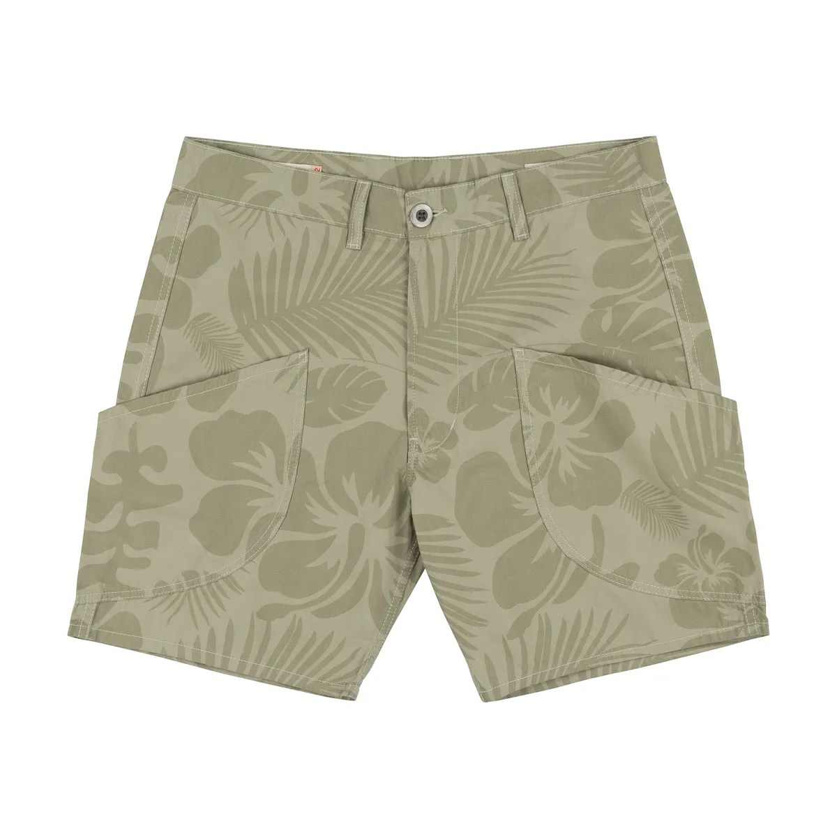 TSPTR Green Aloha Floral Print Zuma Short