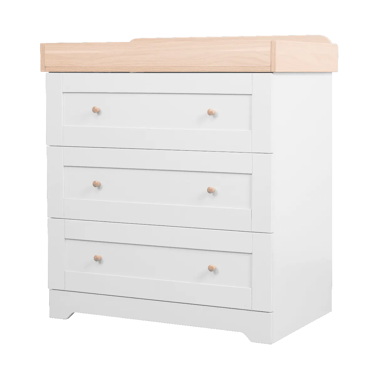 Tutti Bambini Rio Chest Changer - Dove Grey/Oak