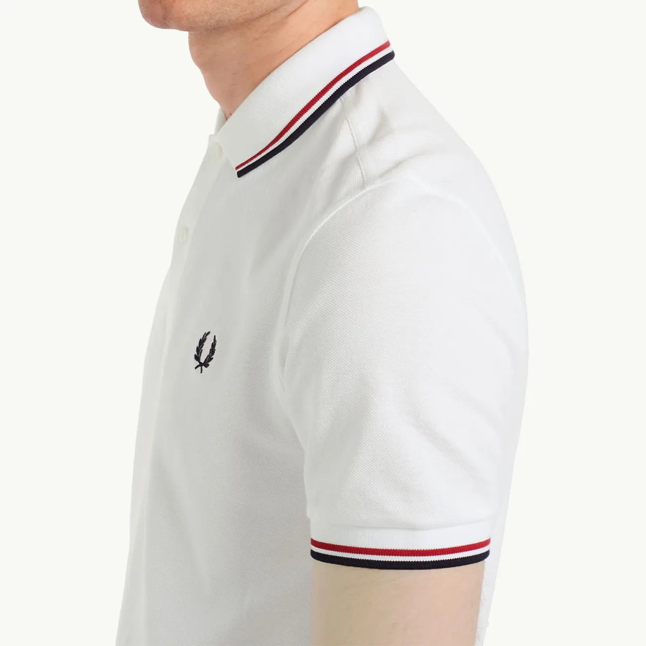 Twin Tipped Shirt - White/Red/Navy