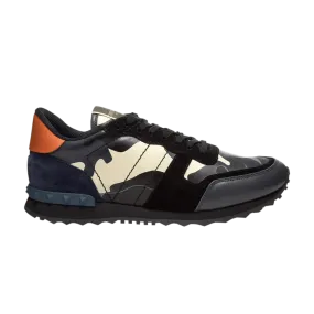 Valentino Garavani Men's Rockrunner Sneakers - CAMO/BLACK ORANGE